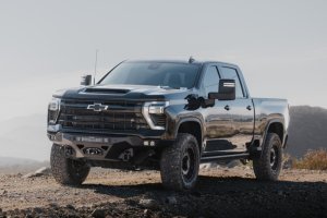 Chevrolet Silverado 2500 Front Bumper - DV8 Offroad - Spec Series - Black - `24-`26